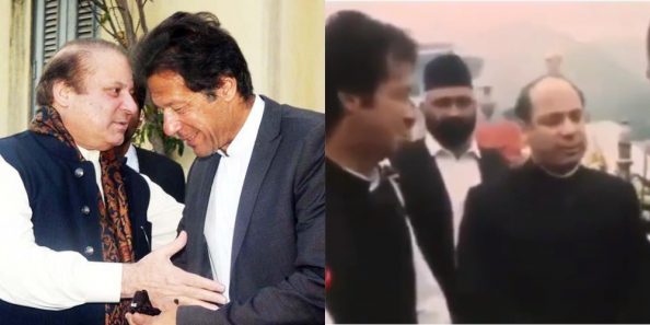 This Old Video Of Nawaz Sharif And Imran Khan Mingling Is Absolutely