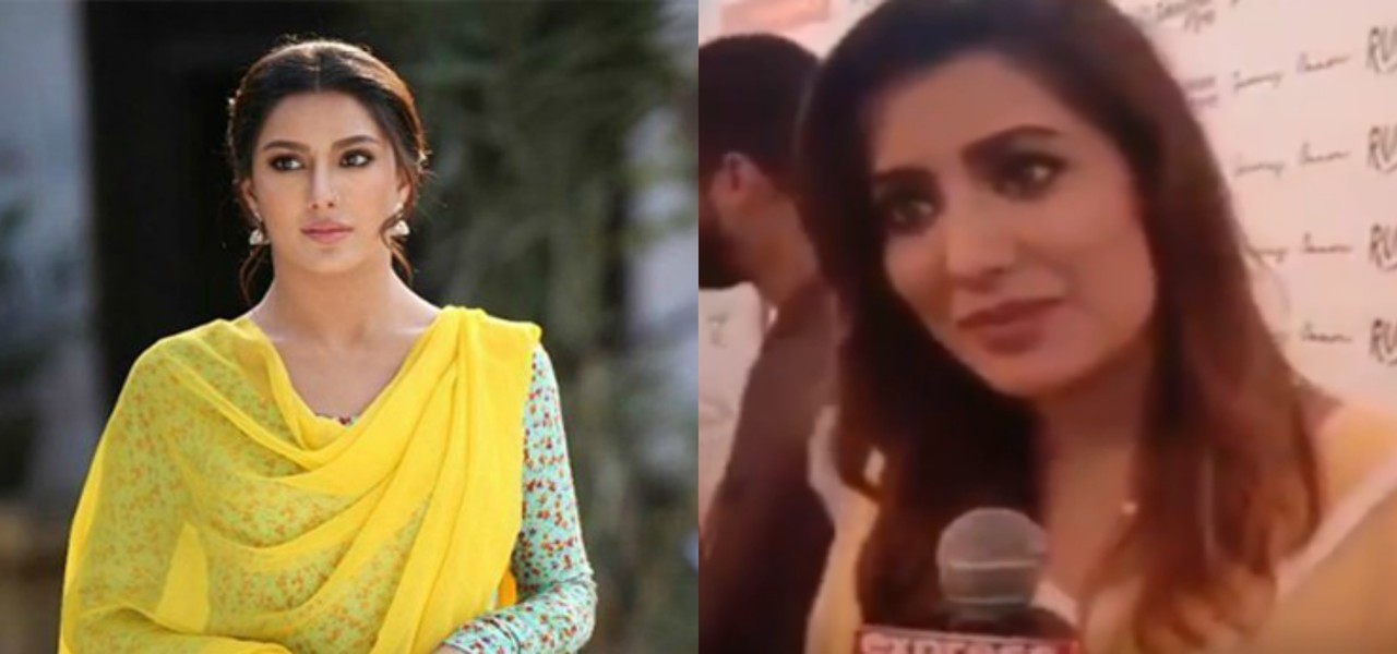 Mehwish Hayat Clarifies Herself After A Video Of Her Refusing To Talk