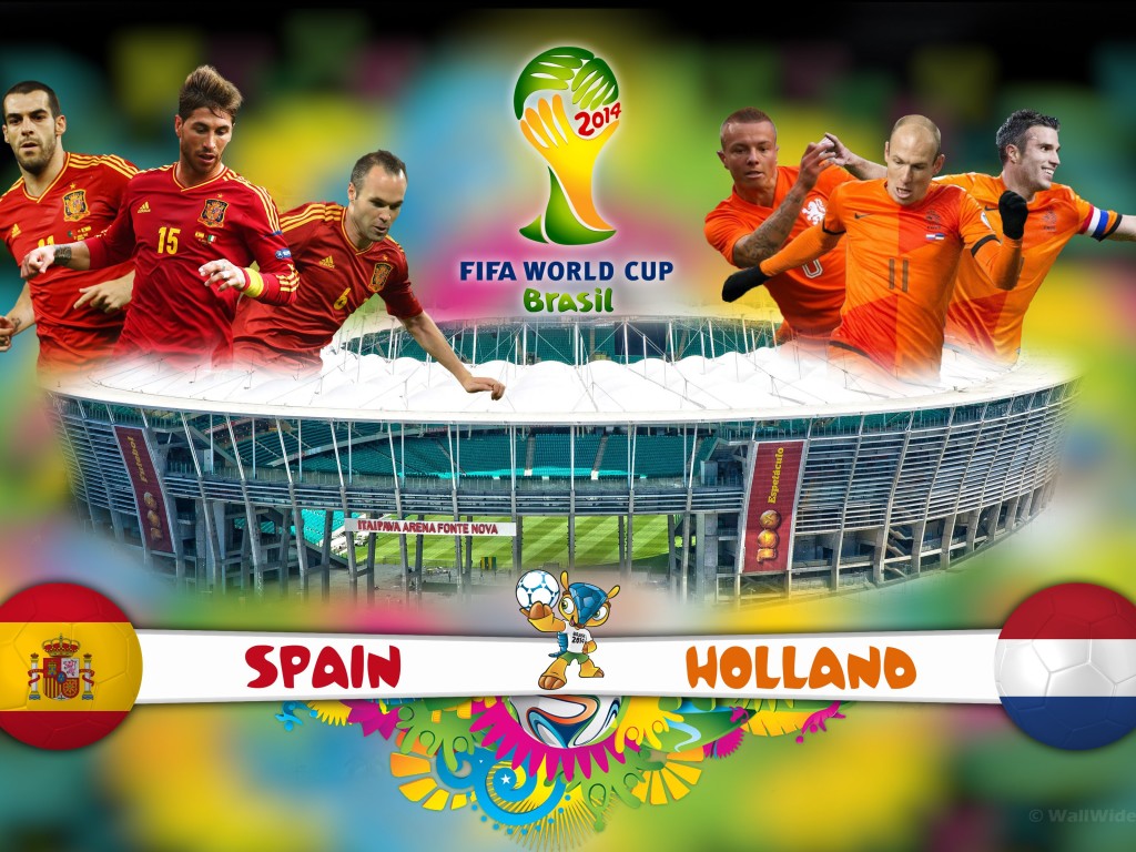 world cup 2014 netherlands spain