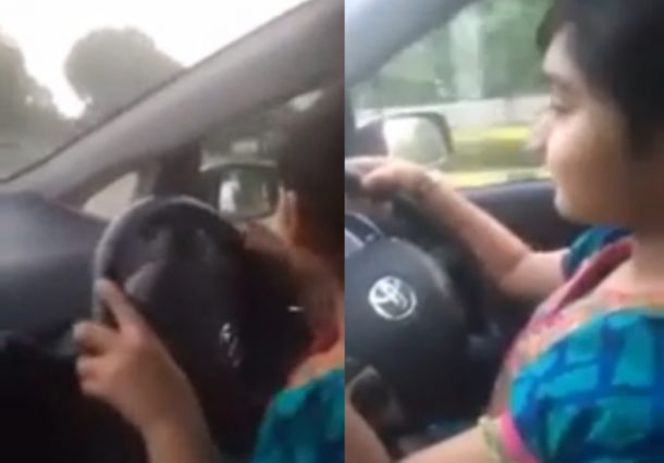 Woman Lost Common Sense And Let Her 8-year-old Daughter Drive A Car