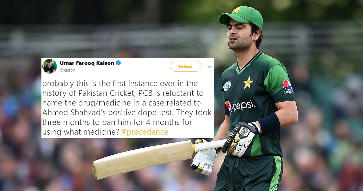 Ahmad Shahzad Faces Ban for Doping and Here's How Unforgiving ...
