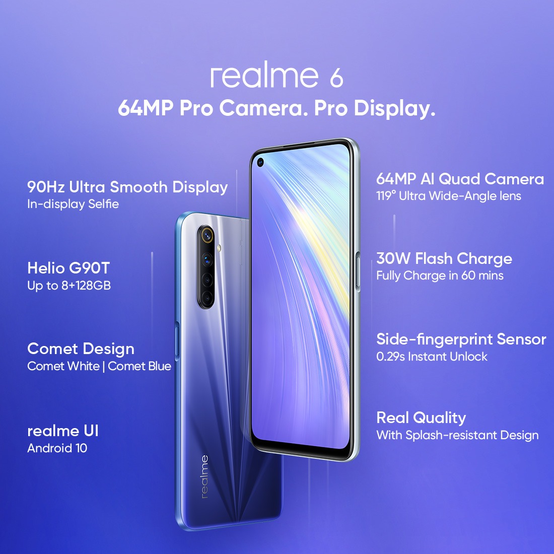 real me 6 features