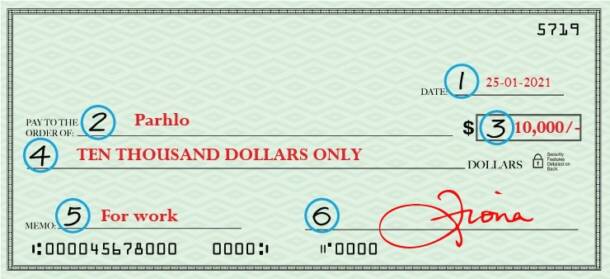 How to Write A Cheque in 6 Easy Steps