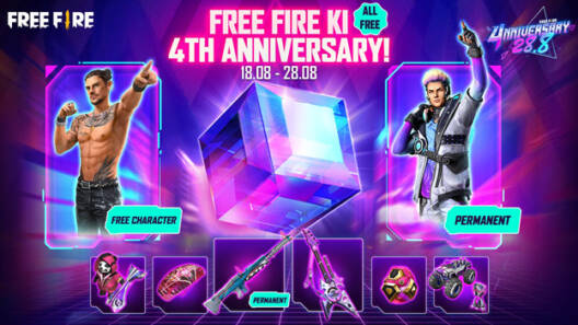 Free Fire: Celebrating Garena Free Fire's Fourth Anniversary