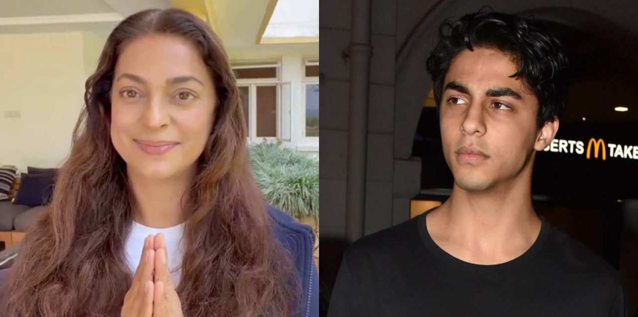 Indian Actor Juhi Chawla Signs Rs100,000 Surety Bond For Aryan Khan's ...