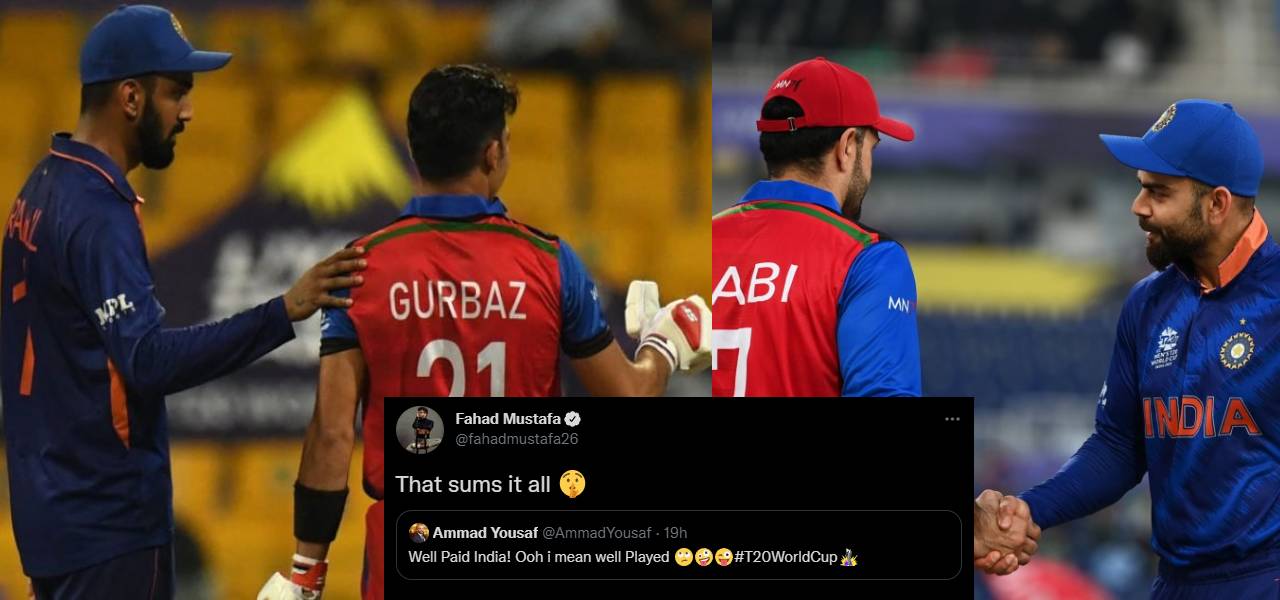 Well Paid India - Twitter Filled With Afghanistan & India After Match ...