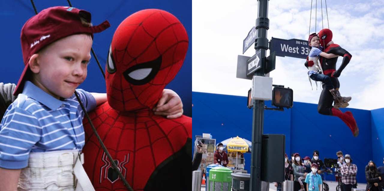 Spider-Man Fan Who Saved His Sister From Dog Attack Joined Tom Holland ...