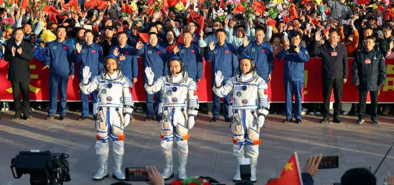 China Sends Their Youngest Ever Crew To Space As It Seeks To Put ...