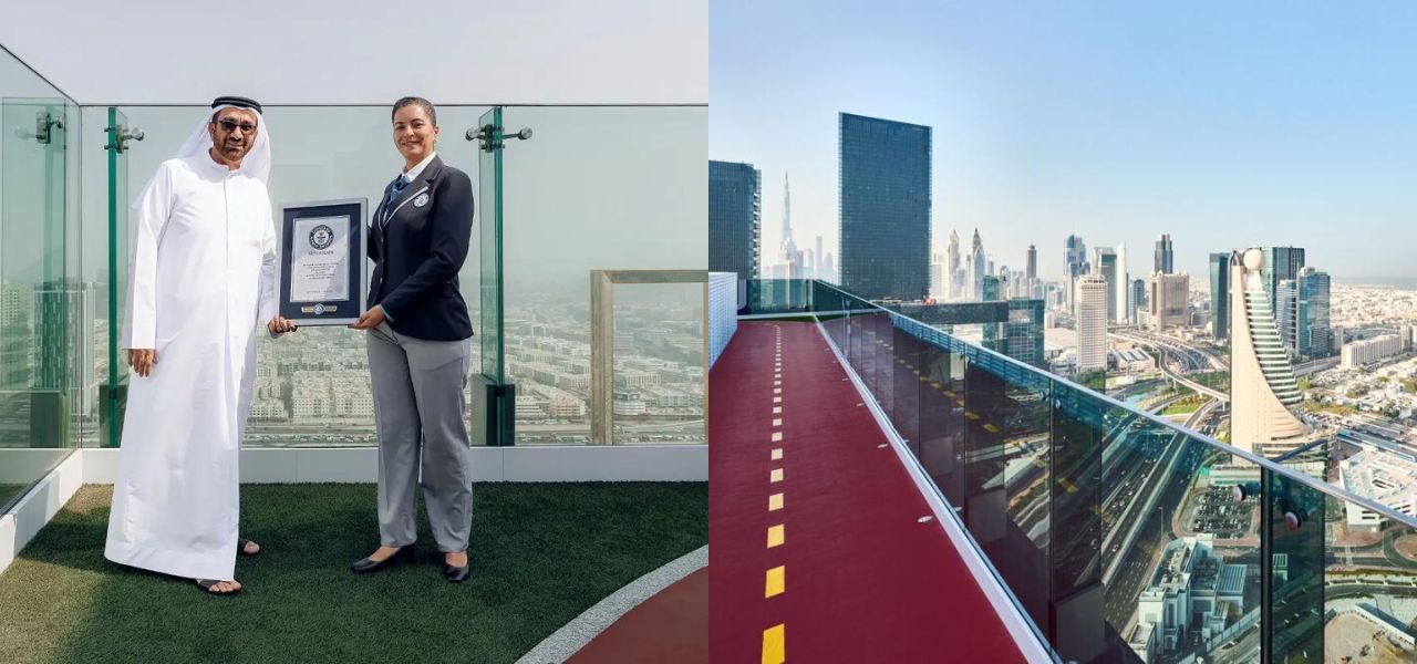 Dubai's Highest Running Sky Track Sets The Guinness World Record - Parhlo