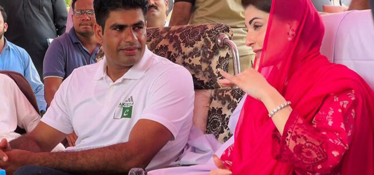 Chief Minister Punjab Maryam Nawaz Sharif Visits Arshad Nadeem In His ...